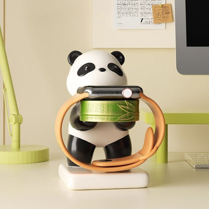 Charger Stand Base Storage Panda Tray Creative Desk Decoration