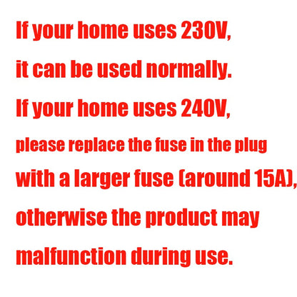 230V Fan Heater Portable Electric Hot Warm With 2 Heat Settings Overheat Protection