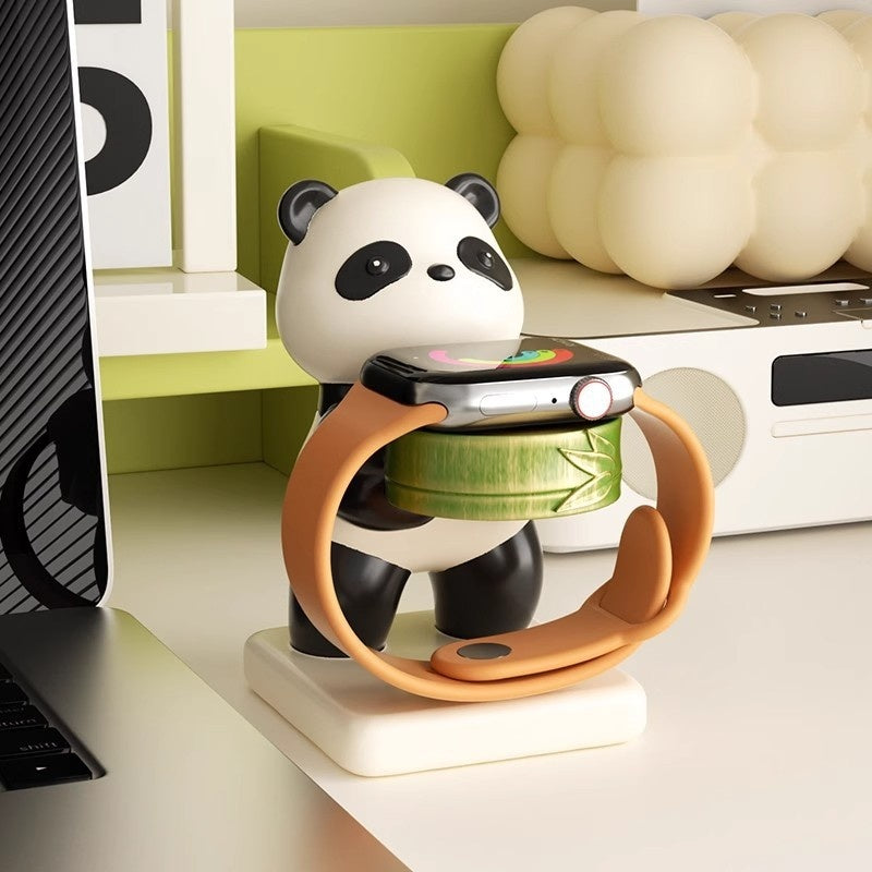 Charger Stand Base Storage Panda Tray Creative Desk Decoration