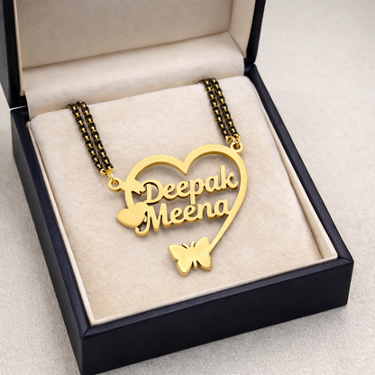 CUSTOMIZED / Personalised couple NAME mangalsutra