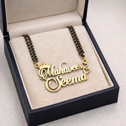 CUSTOMIZED / Personalised couple NAME mangalsutra
