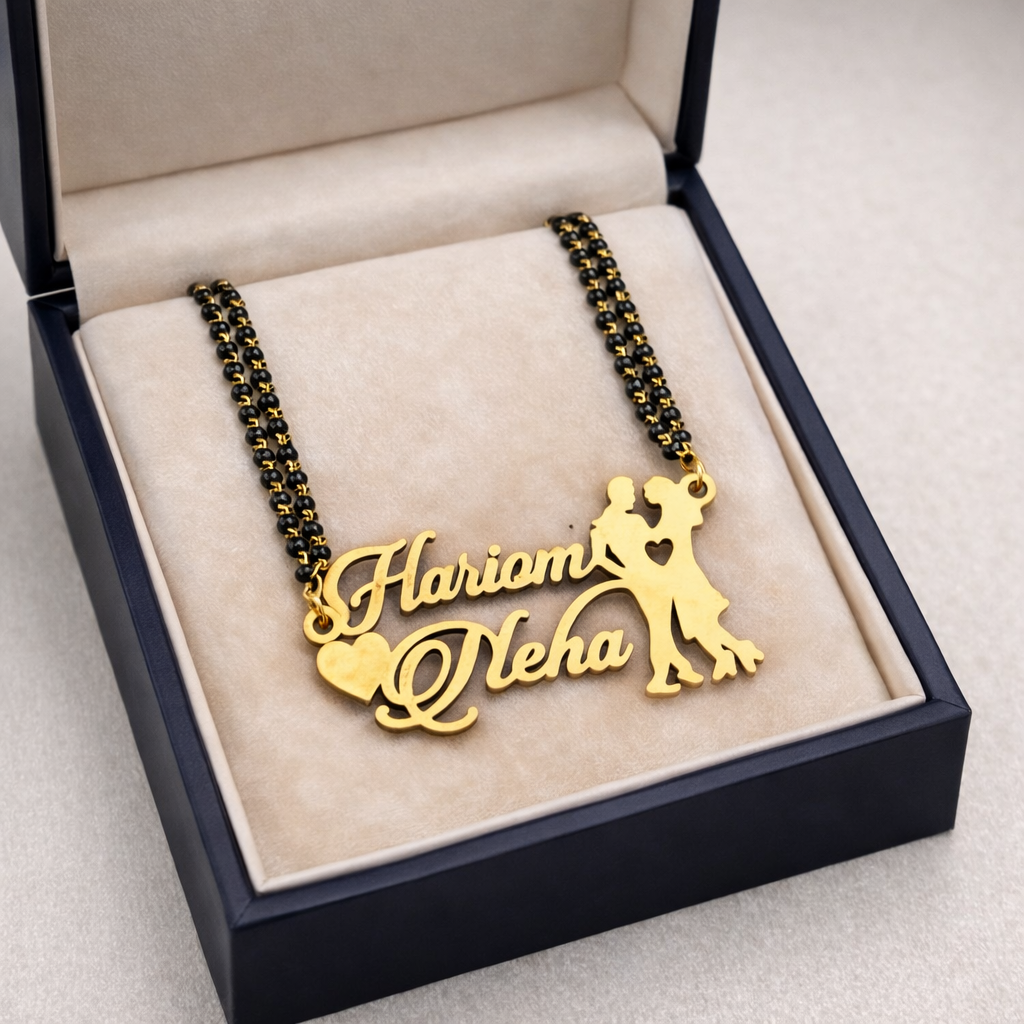 CUSTOMIZED / Personalised couple NAME Mangalsutra