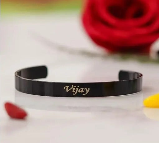 CUSTOMIZED / Personalised couple NAME Bracelet kada
